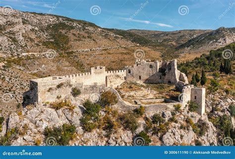 Fortress of Herceg Stjepan Vukcic Kosaca in Blagaj Stock Photo - Image of tourism, castle: 300611190