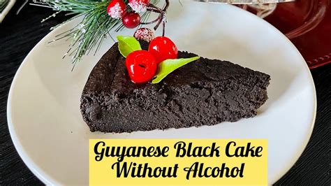 Guyanese Black Cake Made Without Alcohol #blackcake #guyanese #guyanesechristmas #christmas ...