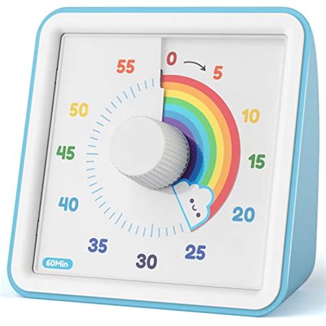 LIORQUE 60 Minute Visual Timer for Kids, Visual Countdown Timer Clock ...