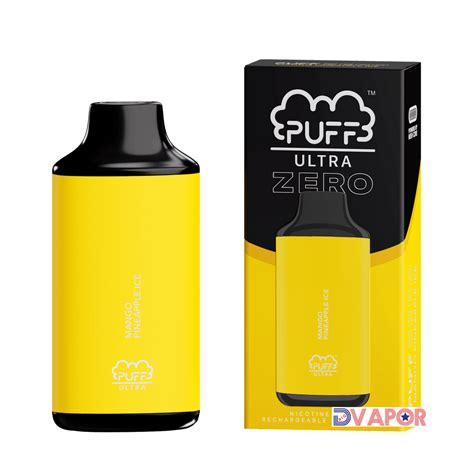 Puff Ultra Zero 8000 Puff 0% Nicotine Free Disposable Rechargeable Vap