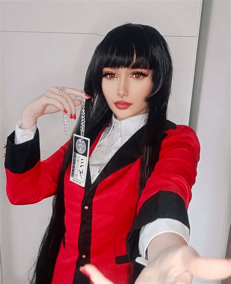 Jabami Yumeko cosplay test!! : r/Kakegurui