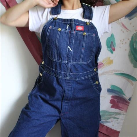 Dickies Denim Overalls 👖 | Overalls, Denim overalls, Dickies overalls