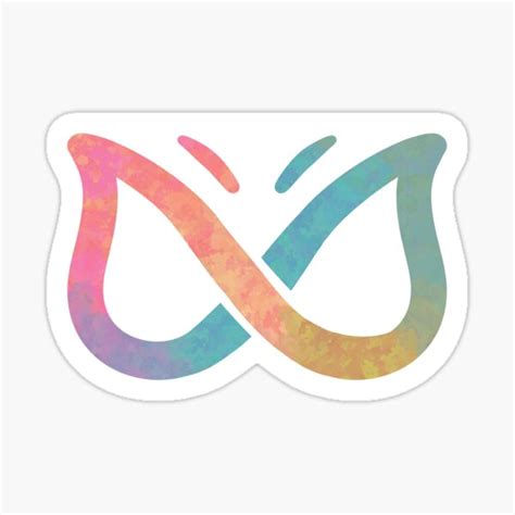 "ADHD butterfly symbol (medium)" Sticker for Sale by optimistjenna | Redbubble