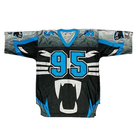 Vtg Rare NFL Carolina Panthers All Over Print Starter Jersey. Mens ...