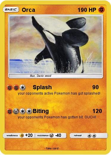 Pokémon Orca 90 90 - Splash - My Pokemon Card