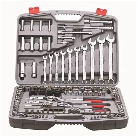 Chrome Vanadium 121 Pieces Taparia Hand Tool Kit, For Automobile ...