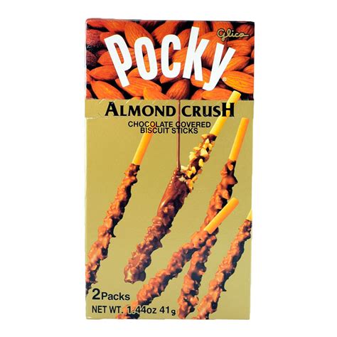 Buy Online | Glico Pocky Almond Crush Chocolate @ 24/7 Japanese Candy