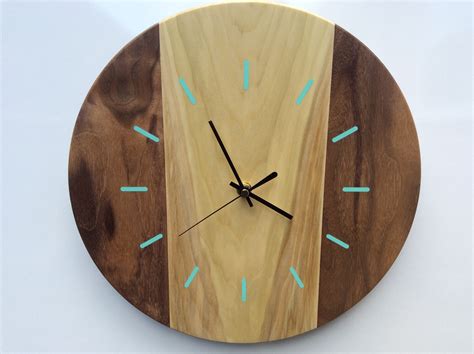 Large Bespoke Wall Clock, Wooden Clock – Martin Hooks Bespoke Woodwork