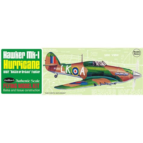 Guillow - Hawker Hurricane Model Kit – Pilots HQ LLC.