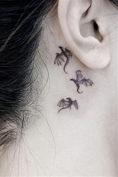 Tattoo Dreamcatcher Behind Ear