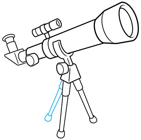 How to Draw a Telescope - Really Easy Drawing Tutorial | Telescope ...