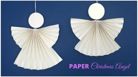 How To Make Paper Christmas Angel Craft