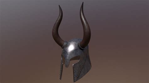 Horned Medieval Helmet - Buy Royalty Free 3D model by OverLord (@San.Dro) [51b36f9] - Sketchfab ...