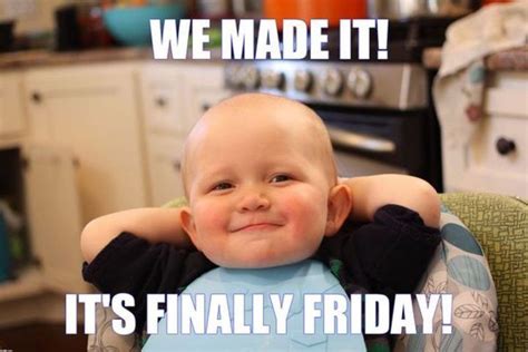 "We made it! It's finally Friday!" Good Morning Funny, Morning Humor, Good Morning Quotes ...