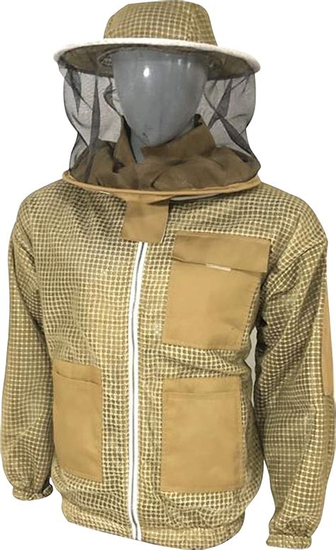 Buy Massive Bee Store 3 Layer Beekeeping Ventilated Suit and Jacket Fully Protection Beekeepers ...