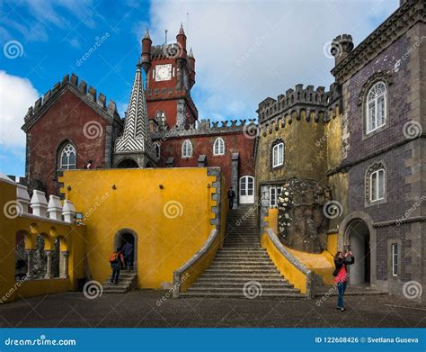 Castles of Portugal. Sintra. Lisbon Editorial Photo - Image of clock, color: 122608426