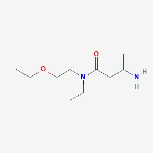 Butanamide, 3-amino-N-(2-ethoxyethyl)-N-ethyl- | C10H22N2O2 | CID ...