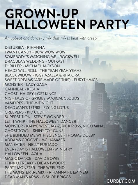 The Ultimate Halloween Music Guide | Playlist #3: Halloween Party for Adults (Not Kid-Friendly ...