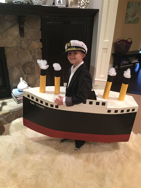 Titanic Costume | Titanic costume, Boy halloween costumes, Diy ...