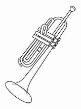 Trumpet Coloring Pages  Best For Kids sketch template