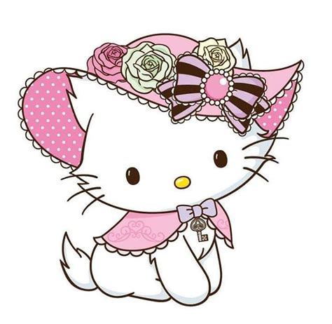 Hello Kitty with Flowers and Bow