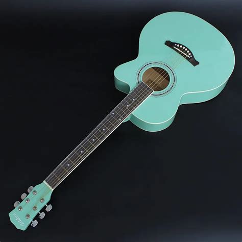 Green guitars 39 14 40 inch high quality Acoustic Guitar Rosewood Fingerboard guitarra with ...