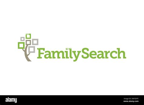 FamilySearch, Logo, White background Stock Photo - Alamy