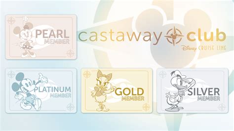 Castaway Club Level Printable Lanyard Cards (Pearl, Platinum, Gold, and Silver) • The Disney ...