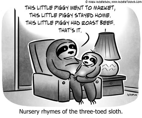 Sloth Cartoon # 8244 - ANDERTOONS