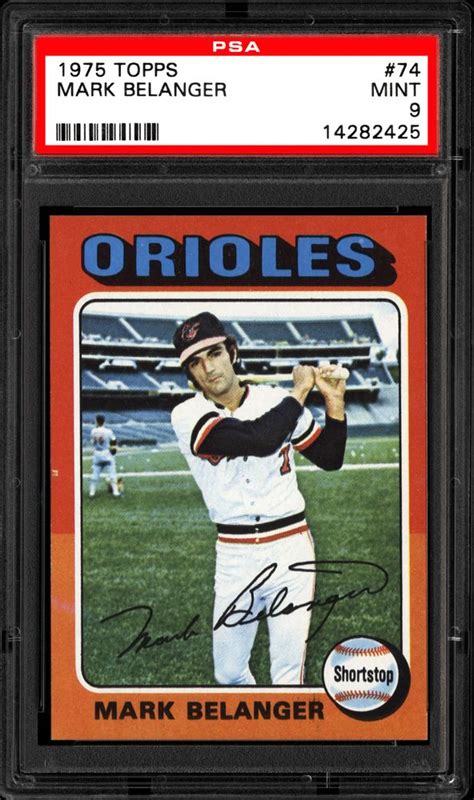 1975 Topps Mark Belanger | PSA CardFacts®