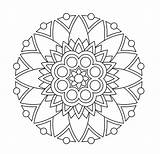 Simple Mandala Coloring Pages At GetColoringscom  Free Printable sketch template