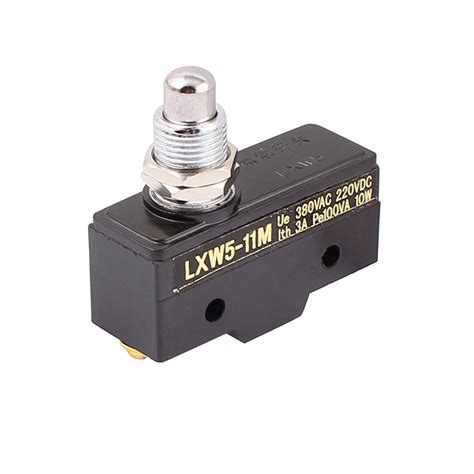 380V 3A SPDT Momentary Plunger Micro Limit Switch LXW5-11M - Walmart ...