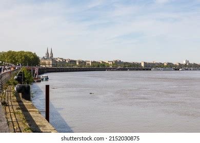 Panorama Garonne River Banks Bordeaux Stock Photo 2152030875 | Shutterstock