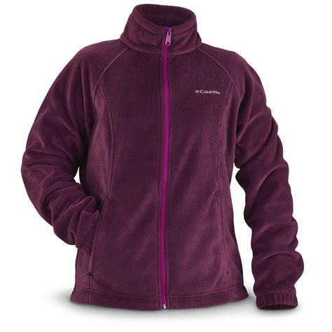 Women's Columbia Benton Springs Fleece Jacket - 636975, Fleece & Soft Shell Jackets at Sportsman ...