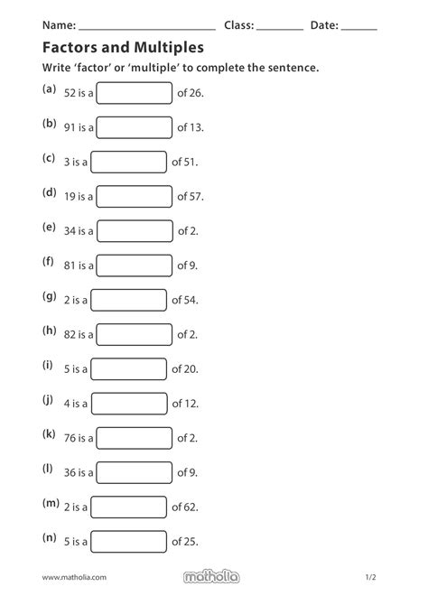 Multiples Of 3 Worksheet