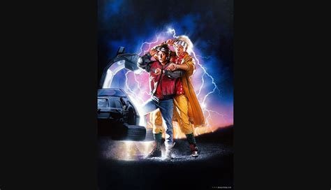 Original painting by Drew Struzan for Back to the Future 2 poster | ScienceFictionArchives.com