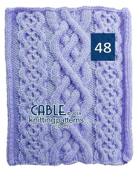 Cable Knitting Pattern 48 - Cable Knitting Patterns