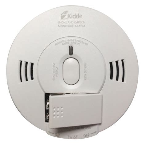 Kidde 120-Volt Hardwire Combination Photoelectric Smoke and Carbon Monoxide Alarm with Adapter ...