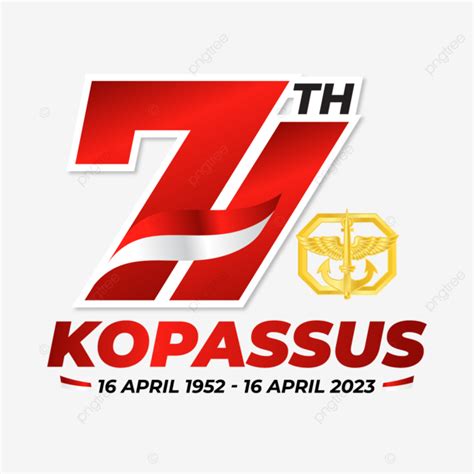 Logo Hut Kopassus 2023 Vektor, Kopassus 2023, Selamat Kopassus 2023 ...