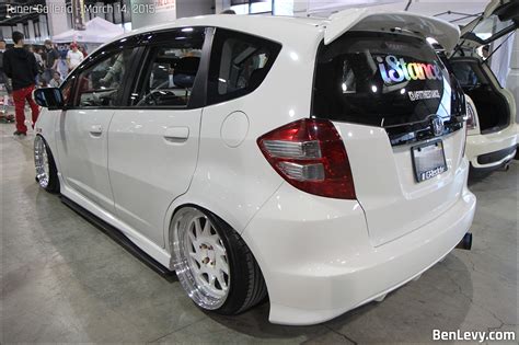 White Honda Fit - BenLevy.com