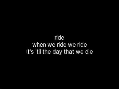 We Ride Rihanna w/ Lyrics - YouTube