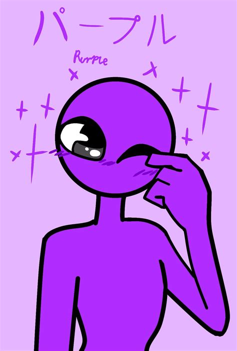 Purple (Rainbow friends) | Радуга, Галерея, Друзья