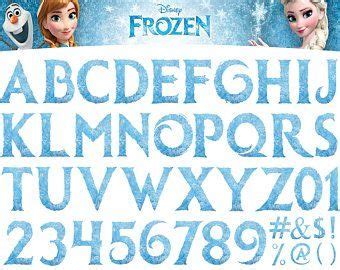 Frozen Disney Clipart Letters Alphabet Numbers Transparent Background ...