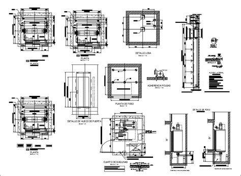 【CAD Details】Elevator CAD Details - CAD Files, DWG files, Plans and Details