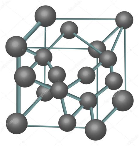 Diamond crystal structure illustration Stock Vector Image by ©Dr.PAS #6327589