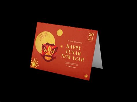 Lunar New Year Card Templates - Venngage