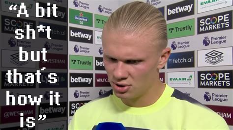 Erling Haaland Funny Interviews - YouTube