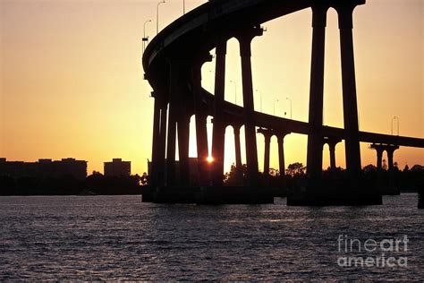 Coronado Bridge Sunset Photograph by Carol Bradley - Fine Art America