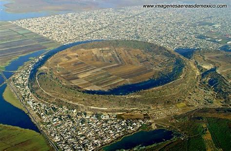 Volcan Xico, Tlahuac-Mexico. | Mexico, City, Aerial photograph