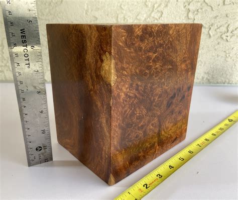 Amboyna Burl Wood Blanks Turning Pen Knife Scales Block #49 | Wood U Like Inc in 2021 | Burled ...